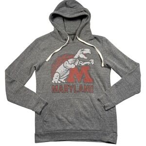 Homefield Maryland Terrapins Hoodie Mens Small Grey Graphic College Sweatshirt